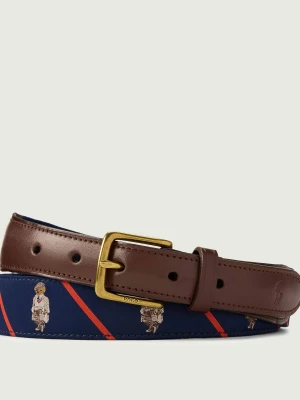 POLO RALPH LAUREN Pasek BEAR | z dodatkiem skóry