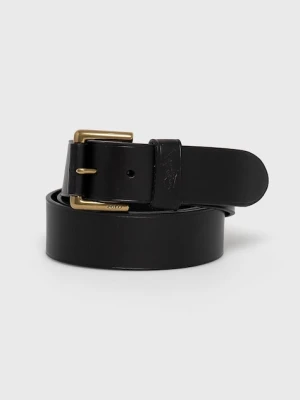 Polo Ralph Lauren Pasek skórzany 405820098002 czarny