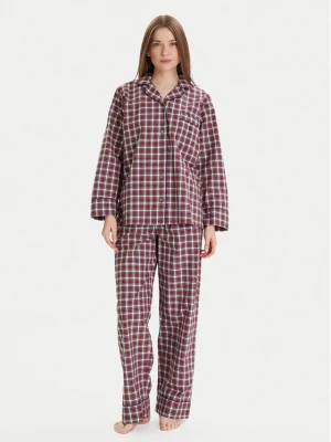 Polo Ralph Lauren Piżama 4P0429 Bordowy Relaxed Fit