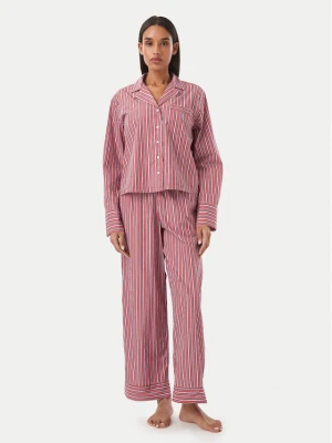 Polo Ralph Lauren Piżama 4P0597 Różowy Relaxed Fit Czerwony