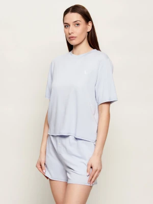 POLO RALPH LAUREN Piżama CLUB TERRY | Regular Fit błękitny