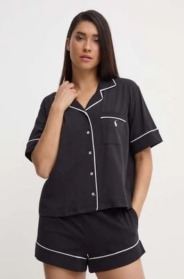 Polo Ralph Lauren piżama damska kolor czarny