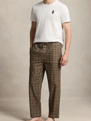 Polo Ralph Lauren piżama dwuczęściowa męska bawełniana biały