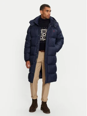 Polo Ralph Lauren Płaszcz zimowy 710962406001 Granatowy Relaxed Fit