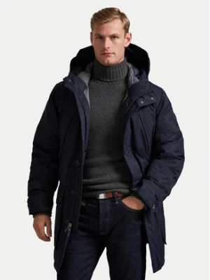 Polo Ralph Lauren Płaszcz zimowy 710968114001 Granatowy Regular Fit