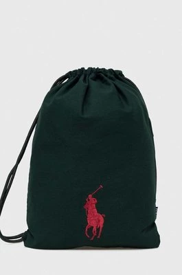 Polo Ralph Lauren plecak dziecięcy kolor zielony gładki