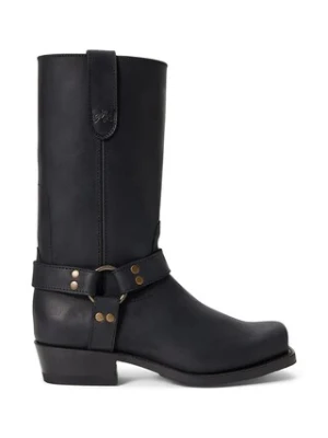 Polo Ralph Lauren PLL UP LEATHER-HRNS BT-BO-TAL kozaki damskie skórzane