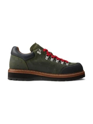 Polo Ralph Lauren półbuty zamszowe Polo Alp Low Boots męskie kolor zielony 812974119003