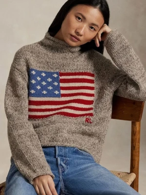 Polo Ralph Lauren półgolf damski z wełną