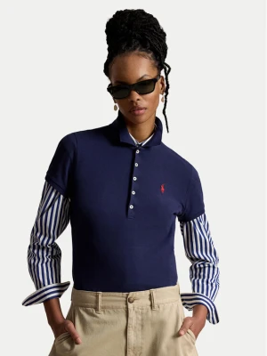 Polo Ralph Lauren Polo 211B18200005 Granatowy Slim Fit