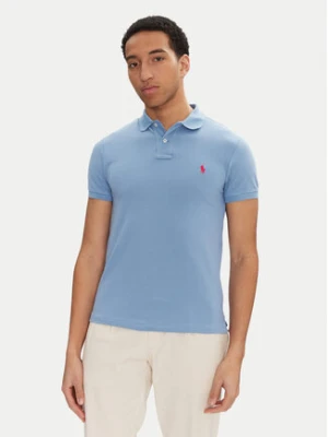 Polo Ralph Lauren Polo 710536856444 Błękitny Slim Fit