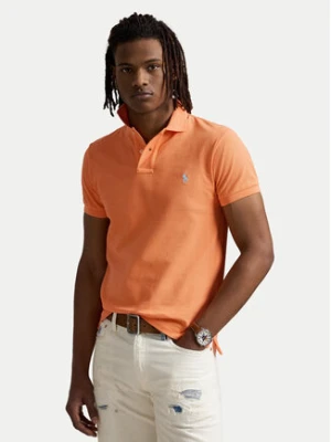 Polo Ralph Lauren Polo 710536856448 Pomarańczowy Slim Fit