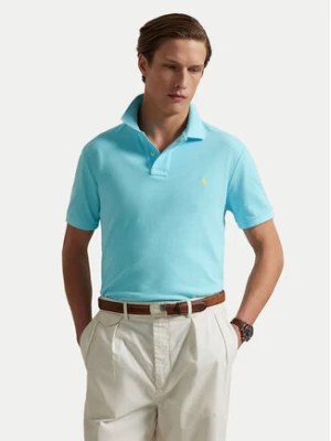 Polo Ralph Lauren Polo 710536856449 Turkusowy Slim Fit