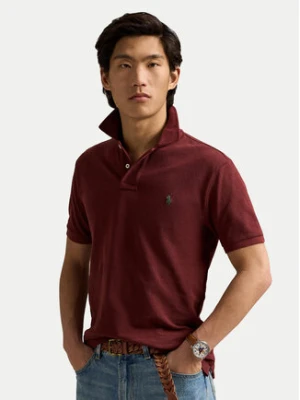 Polo Ralph Lauren Polo 710536856457 Bordowy Slim Fit
