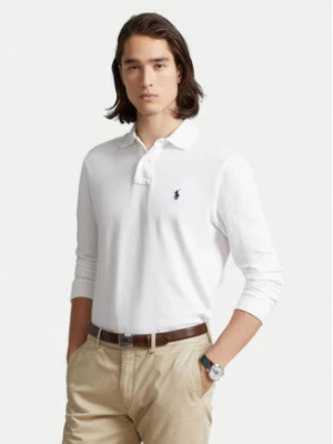 Polo Ralph Lauren Polo 710680790001 Biały Custom Slim Fit