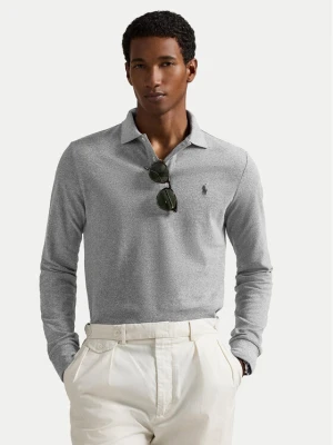 Polo Ralph Lauren Polo 710680790003 Szary Custom Slim Fit