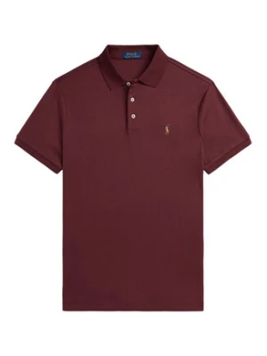 Polo Ralph Lauren Polo 710704319173 Bordowy Custom Slim Fit