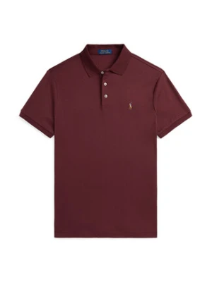 Polo Ralph Lauren Polo 710704319173 Bordowy Custom Slim Fit