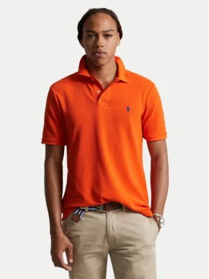 Polo Ralph Lauren Polo 710795080025 Pomarańczowy Slim Fit