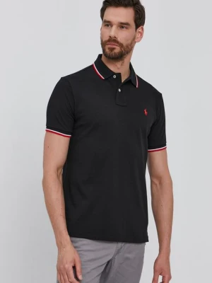 Polo Ralph Lauren Polo 710842621001 męski kolor czarny gładki