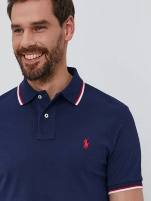 Polo Ralph Lauren Polo 710842621003 męski kolor granatowy gładki