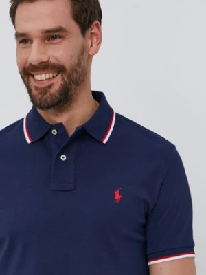 Polo Ralph Lauren Polo 710842621003 męski kolor granatowy gładki