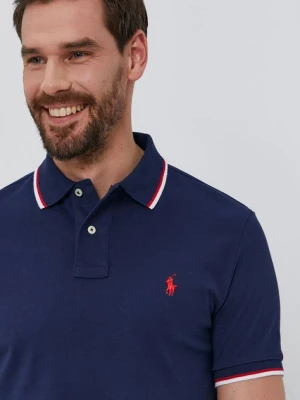Polo Ralph Lauren Polo 710842621003 męski kolor granatowy gładki