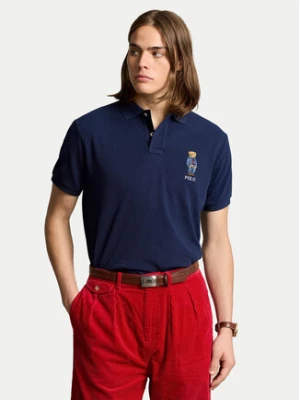 Polo Ralph Lauren Polo 710853312027 Granatowy Slim Fit