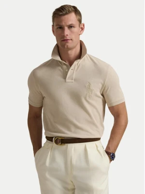 Polo Ralph Lauren Polo 710938137011 Beżowy Slim Fit