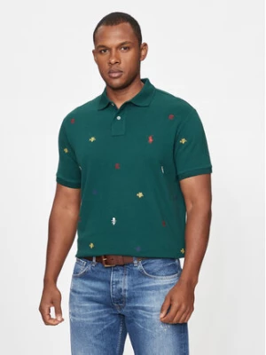 Polo Ralph Lauren Polo 710941437001 Zielony Custom Slim Fit