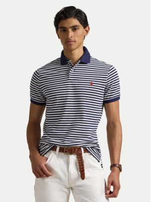 Polo Ralph Lauren Polo 710956682001 Granatowy Custom Slim Fit