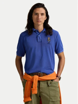 Polo Ralph Lauren Polo 710958188001 Niebieski Regular Fit