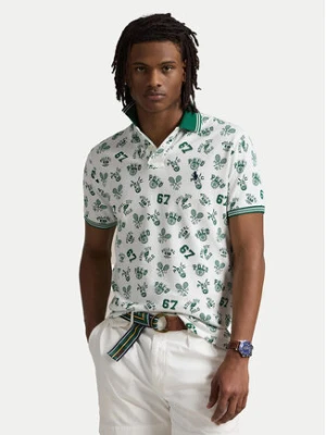 Polo Ralph Lauren Polo 710963484001 Biały Custom Slim Fit