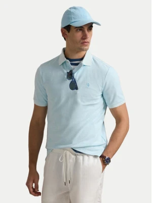 Polo Ralph Lauren Polo 710969626002 Błękitny Custom Slim Fit