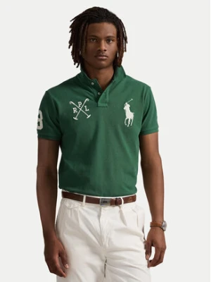 Polo Ralph Lauren Polo 710978082001 Zielony Custom Slim Fit