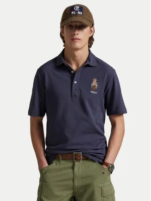 Polo Ralph Lauren Polo 710P00083001 Granatowy Custom Slim Fit