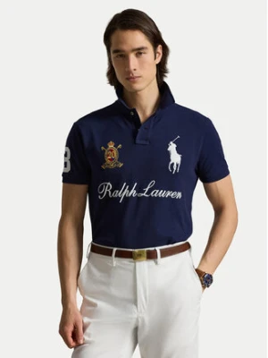 Polo Ralph Lauren Polo 710P07311001 Granatowy Custom Slim Fit