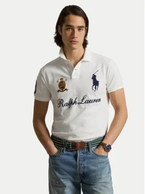 Polo Ralph Lauren Polo 710P07311002 Biały Custom Slim Fit