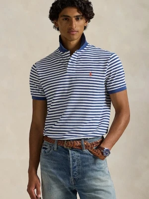 Polo Ralph Lauren polo bawełniane kolor granatowy wzorzysty 710956682