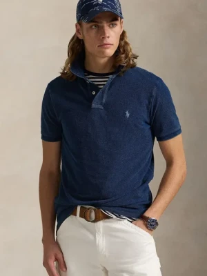 Zdjęcie produktu Polo Ralph Lauren polo bawełniane kolor niebieski gładki 710970582