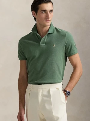 Polo Ralph Lauren polo bawełniane kolor zielony gładki 710536856