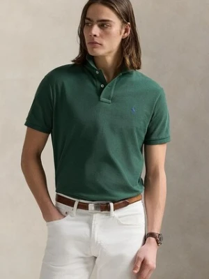 Polo Ralph Lauren polo bawełniane kolor zielony gładki 710536856
