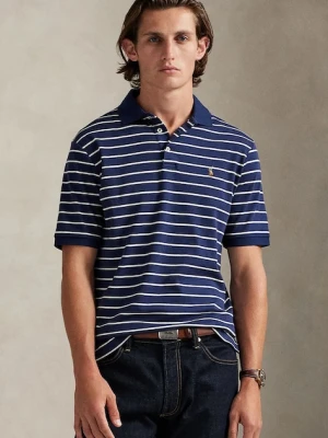 Polo Ralph Lauren polo bawełniane męski kolor granatowy wzorzysty 710P07353