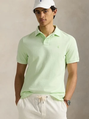 Polo Ralph Lauren polo bawełniane męski kolor zielony gładki 710969626