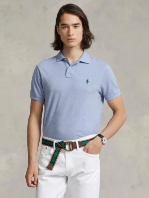 POLO RALPH LAUREN Polo | Custom slim fit błękitny