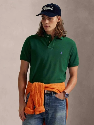 POLO RALPH LAUREN Polo | Custom slim fit butelkowa zieleń