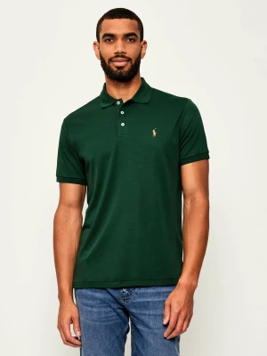 POLO RALPH LAUREN Polo | Custom slim fit butelkowa zieleń