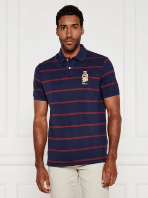POLO RALPH LAUREN Polo | Custom slim fit granatowy