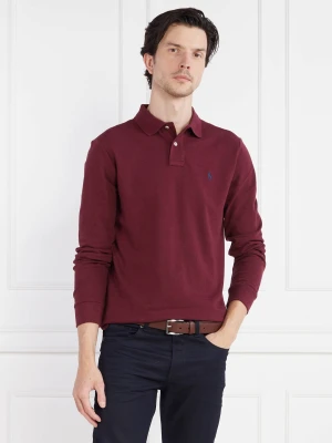 POLO RALPH LAUREN Polo | Custom slim fit bordowy
