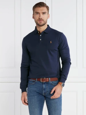 POLO RALPH LAUREN Polo | Custom slim fit granatowy